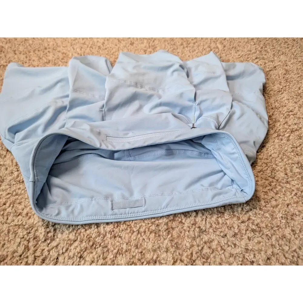 Cute, Light blue Skort, pockets, built in shorts,  good quality; medium; no tags